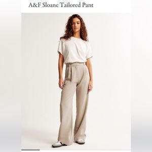 A&F Sloane Tailored Pant NWT